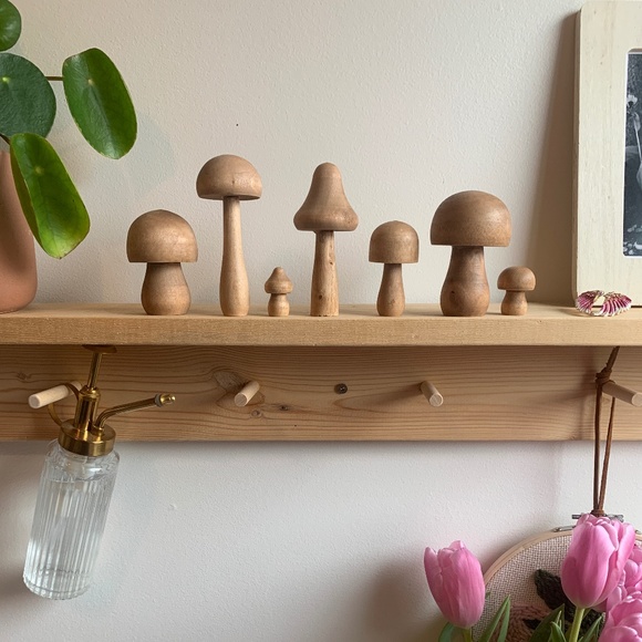 Wooden Mushroom Set - Picture 4 of 5